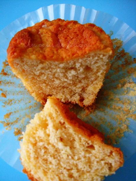 Magdalenas de chocolate blanco