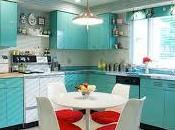 diseños cocinas color turquesa