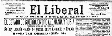 Madrid, 1 al 3 de agosto de 1914