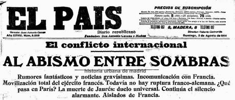 Madrid, 1 al 3 de agosto de 1914