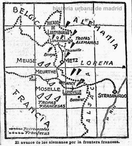Madrid, 1 al 3 de agosto de 1914