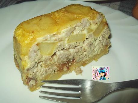 PASTEL DE TORTILLA´EN MICROONDAS
