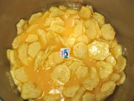 PASTEL DE TORTILLA´EN MICROONDAS
