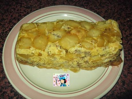 PASTEL DE TORTILLA´EN MICROONDAS