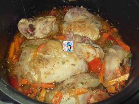 MUSLOS EN SALSA A MI ESTILO EN MI OLLA ERIKA