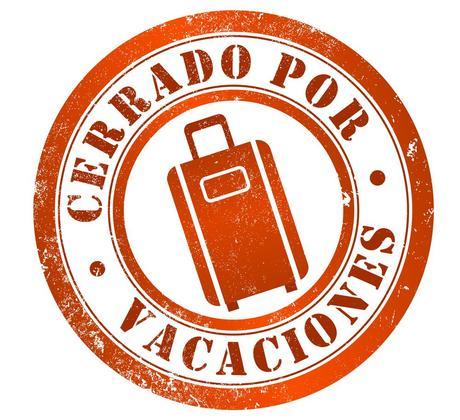 Cerrado por vacaciones