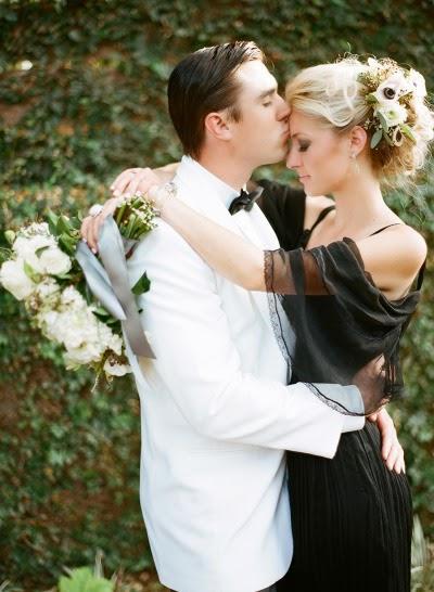 Summer black & whithe wedding