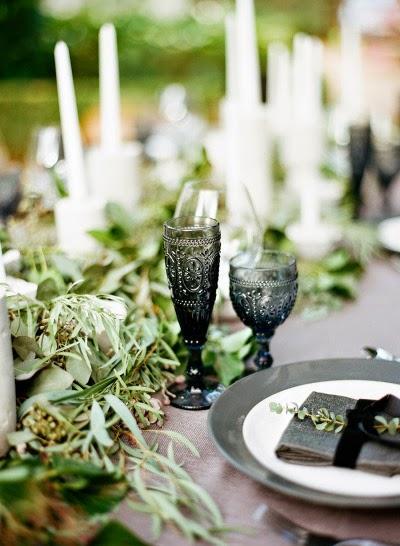 Summer black & whithe wedding