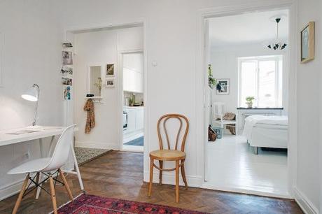 piso sueco decoración piso nórdico muebles reciclados en blanco muebles de diseño muebles blancos decoración sueca decoración sencilla nórdica decoración interiores nordicos escandinavos blog decoración nórdica 