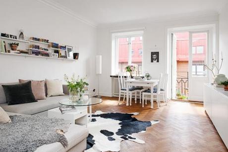 piso sueco decoración piso nórdico muebles reciclados en blanco muebles de diseño muebles blancos decoración sueca decoración sencilla nórdica decoración interiores nordicos escandinavos blog decoración nórdica 