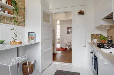 piso sueco decoración piso nórdico muebles reciclados en blanco muebles de diseño muebles blancos decoración sueca decoración sencilla nórdica decoración interiores nordicos escandinavos blog decoración nórdica 