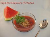 Sopa Sandia Albahaca