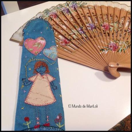 Bolso de crochet y funda para abanico.