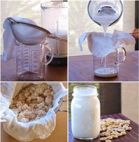 RECETA PARA PREPARAR LECHE DE ALMENDRAS