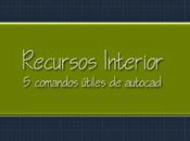 comandos útiles Autocad