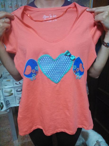 CAMISETA DECORADA POLLITOS