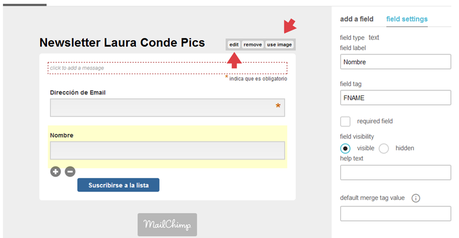 Mailchimp: cómo personalizar los formularios de registro