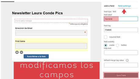 Mailchimp: cómo personalizar los formularios de registro Mailchimp: cómo personalizar los formularios de registro