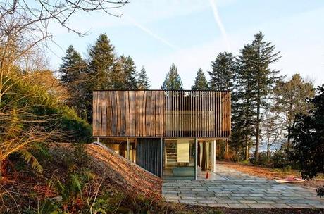 Casa Minimalista en los Bosques de Bretana  /  Minimal Style House in Britain Forest