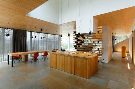 Casa Minimalista en los Bosques de Bretana  /  Minimal Style House in Britain Forest