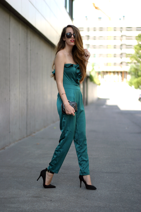 GREEN JUMPSUIT