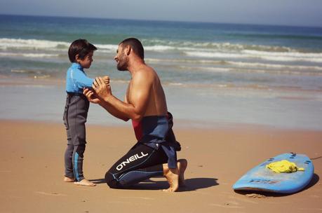 surfeando en El Palmar