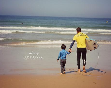 surfeando en El Palmar