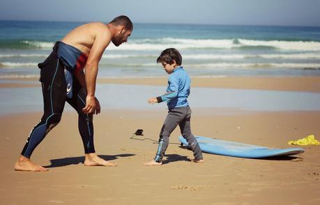 surfeando en El Palmar