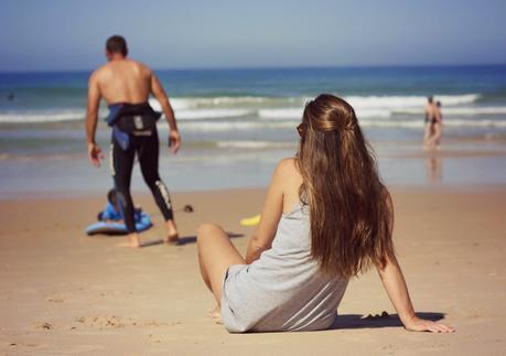 surfeando en El Palmar