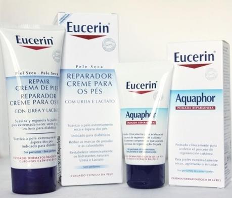 Este Verano Cuido mis Pies con Eucerin® Aquaphor Pomada Reparadora y Eucerin® Repair Crema de Pies