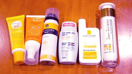 Cata de fotoprotectores | Recomendaciones