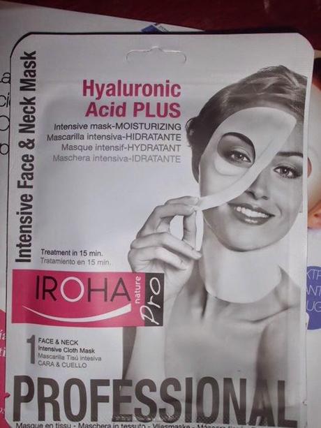 Hyaluronic Acid Plus, Iroha Nature, Mascarilla Intensiva en Tisú