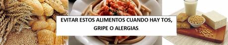 ALIMENTOS QUE  AUMENTAN LA FLEMA