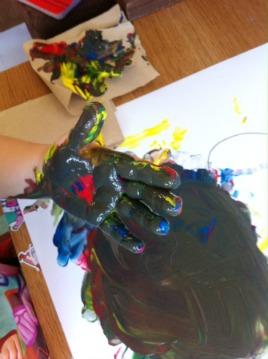 Beneficio de la pintura en los niños