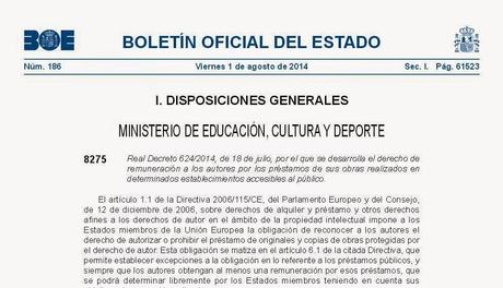 bibliotecas, usuarios, canon, pago, derechos autor, boe, ministerio cultura, el zorro con gafas