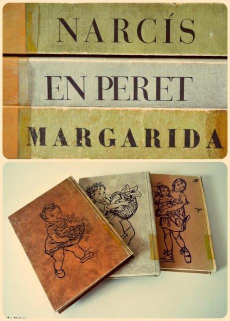 Libros, ilustraciones, Lola Anglada, Narcis, Margarida, En peret