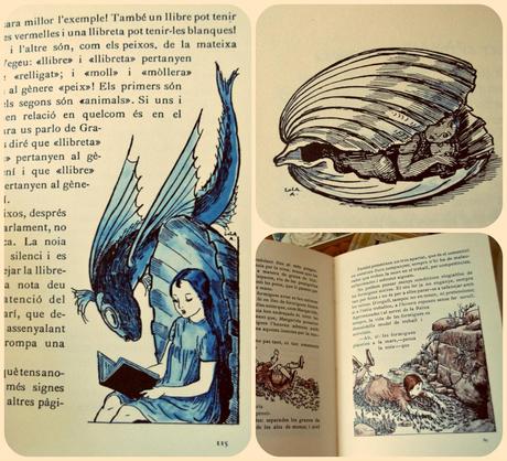 Libros, ilustraciones, Lola Anglada, Narcis, Margarida, En peret