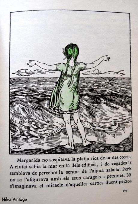 Libros, ilustraciones, Lola Anglada, Narcis, Margarida, En peret