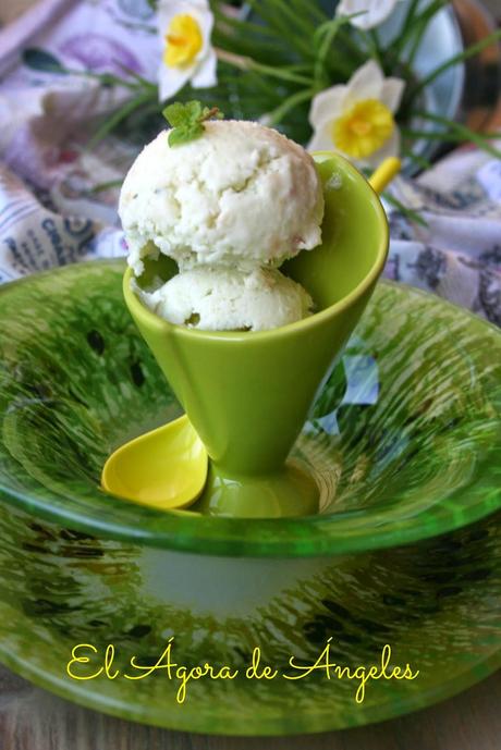 HELADO DE PERA LIMONERA Y YOGUR GRIEGO
