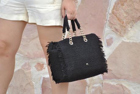 Yellow sporty shorts