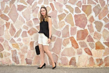 Yellow sporty shorts