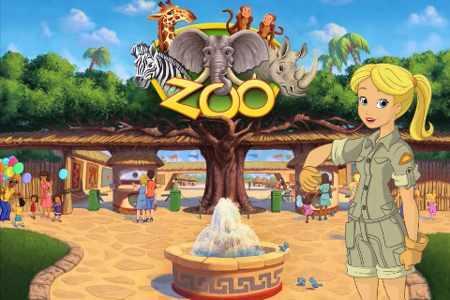 animal en inglés jugando en el zoo