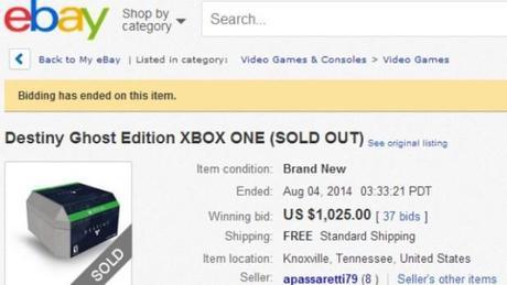 Se cancelan reservas de la edición Ghost de Destiny destiny 1000