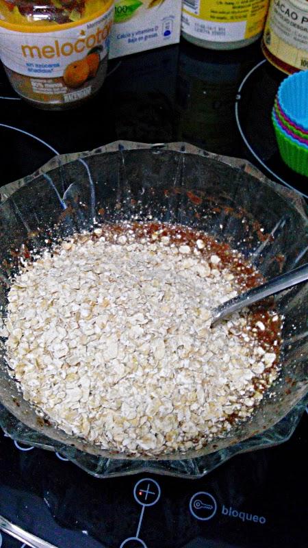 Pastel de avena. Bizcocho de avena