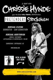 Chrissie Hynde actuará el 22 de octubre en San Sebastián