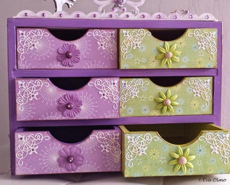 Cajita de madera alterada