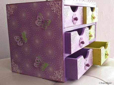 Cajita de madera alterada