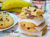 Cookies plátano rellenas Nutella