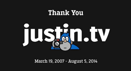 Justin.tv cierra sus servicios después de siete años