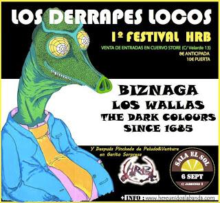 I Festival He Reunido a La Banda: Biznaga, Los Wallas y The Dark Colours Since 1865